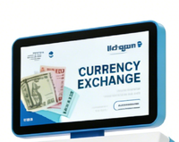 Equipo Automático de Conversión de Divisas Jinrui FCM-501S con Pantalla Táctil de 19'', Escáner de Pasaportes y Máquina de Cambio de Efectivo y Monedas