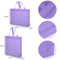 Sac fourre-tout réutilisable en non-tissé, écologique, avec logo personnalisé, pour courses, tailles S/M/L, vente en gros usine