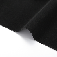 Tissu en velours floqué économique avec support non tissé pour l'intérieur des boîtes à bijoux/cadeaux pour filles et garçons, poids moyen, 100 yards