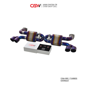 Vente directe d'usine, silencieux d'échappement CGW Performance Sound Valve Catback pour <span class=keywords><strong>Porsche</strong></span> <span class=keywords><strong>911</strong></span> 991.1 Turbo S - Product Image 3