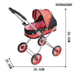 Cochecito de hierro plegable 3 en 1 para bebé, juguete seguro para niña - Product Image 5