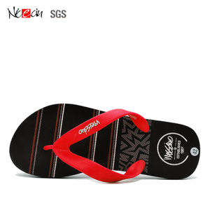 Nickecin — sandales à semelle plate pour hommes, tongs décontractées, à bout rond, pantoufles de plage, été, - Product Image 5