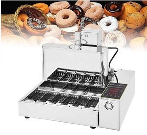 6 bồn chứa dầu Donut làm <span class=keywords><strong>4</strong></span> hoặc 6 hàng Mochi Donut Donut Máy làm - Product Image 2