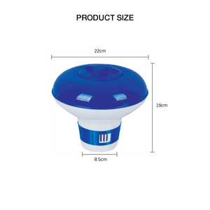 Suministros para tratamiento de agua de piscina Dispensador de tabletas de cloro flotante para piscina de 9 pulgadas Dispensador químico de gran capacidad de 9 "para tabletas de 3'' - Product Image 5