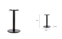 (E9609) fabricant de pieds de table de centre de salle à manger en métal en fer café extérieur