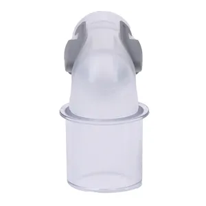 KyrenMed Connecteur coudé de remplacement pour <span class=keywords><strong>Resmed</strong></span> Mirage FX Connecteur de coussin de tube CPAP pivotant Adaptateur de tube de masque CPAP - Product Image 4