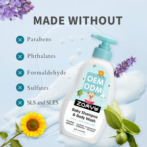 1 हर्बल बेबी शैम्पू में 350 मिली 2 में 1 हर्बल बेबी शैम्पू और बॉडी वॉश मॉइस्चराइजिंग जेल 0-3 साल 11.83us fl. - Product Image 3