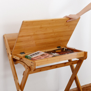 Bamboo <b>Study</b> <b>Desk</b> Foldable Modern Simple Design For Home Office Student Use - Product Image 3