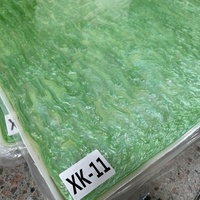 Plaque acrylique imitation marbre vert alabastre