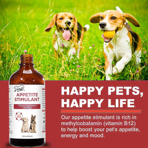 Stimulant de l'appétit pour chiens-Gouttes liquides de vitamine <span class=keywords><strong>B12</strong></span> (méthylcobalamine) stimule l'énergie de l'appétit Soutien immunitaire rapide - Product Image 2