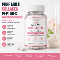OEM Pure Multi Collageen Peptiden & Vitamine C met Biotine Huidverlichtende Capsules voor volwassenen, ter ondersteuning van huid, haar en nagels