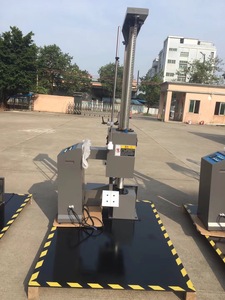 Machine d'essai d'impact de chute pour boîtes en <span class=keywords><strong>carton</strong></span> à aile unique ISTA ISO 2248 JIS Z0202 ASTM D5276 DIN EN 22248, équipement d'essai de chute d'emballages - Product Image 2