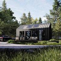Maisonnette préfabriquée en acier léger certifiée NS/AS pour les vacances