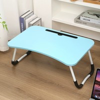 Table de lit pliante en bois avec rangement pratique et porte-gobelet, idéale pour la maison - Vente directe usine
