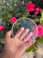 Verres de visée ronds en verre borosilicate trempé plat de 150*15 mm