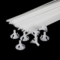 Support de ballons en plastique épaissi de 40 cm, ensemble de tiges de support pour arbre à ballons, pour la décoration de scène