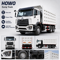 Б/У самосвал HOWO 6x4 с левым рулем, дизельный, тяжелый, с механической коробкой передач, 371 л.с., Евро-2, с задней камерой, сенсорным экраном, для горнодобывающей промышленности
