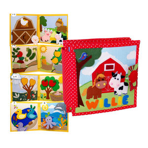 <span class=keywords><strong>Il</strong></span> <span class=keywords><strong>mio</strong></span> primo libro di fattoria per i più piccoli di 2-5 anni attività di educazione precoce occupato libro con pagine di feltro tranquillo giocattoli educativi per bambini - Product Image 1