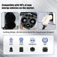 Station de recharge rapide DC ultra-puissante 180 kW pour véhicules électriques, niveau 3, supercharge, double prise CCS2, prête pour la flotte et le public, avec RFID et compatible Smart Grid