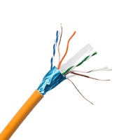 Câble réseau FTP Cat6 KARENDA 24 AWG en cuivre sans oxygène CCA CCS 4 paires compatible PoE Plus à faible perte d'insertion 100 m