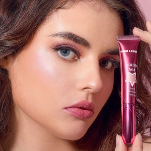 New nhãn hiệu riêng trang điểm nổi bật không thấm nước Matte Vegan mặt <span class=keywords><strong>Highlighter</strong></span> bút nhà sản xuất Nhiều Màu biểu tượng tùy chỉnh <span class=keywords><strong>Highlighter</strong></span> - Product Image 4
