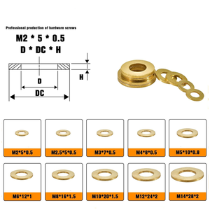 Phần Cứng Fastener Vòng Mạnh Mẽ Xây Dựng <span class=keywords><strong>Sump</strong></span> Cắm Con Dấu Dầu Vòng Dập Kim Loại Brass Gasket Phẳng Máy Giặt - Product Image 2