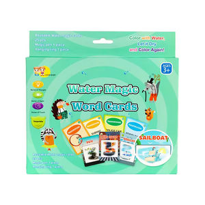 Produk baru lukisan berwarna-warni hewan dapat digunakan kembali anak-anak menggunakan air ajaib gambar buku kartu - Product Image 1