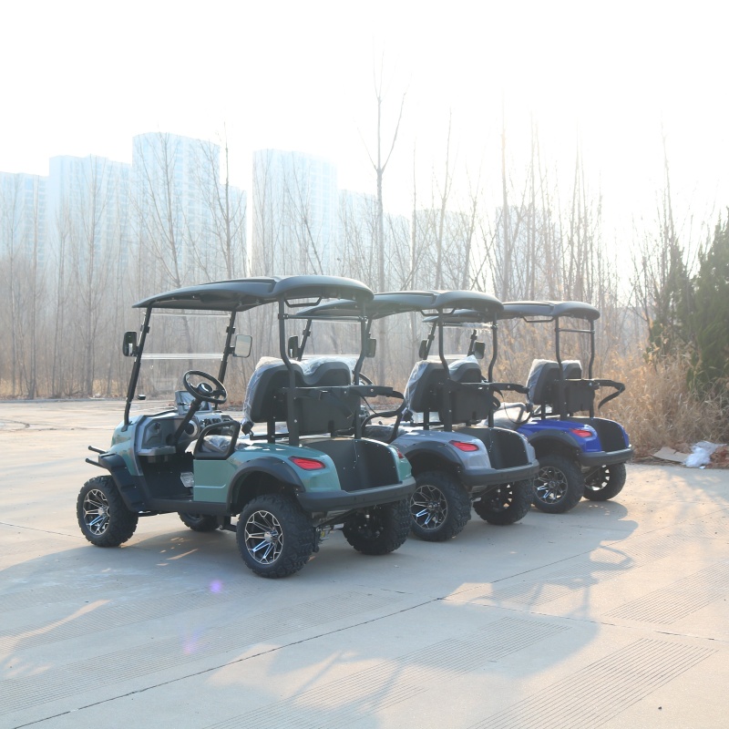 Jiangsu Jiangge 400cc китайский газовый Гольф-кар для 2-х мест двухтактный двигатель с ящиком для хранения