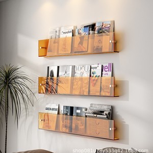 1 Pack Support Mural en Acrylique Transparent <span class=keywords><strong>pour</strong></span> Documents, Étagère Murale <span class=keywords><strong>pour</strong></span> la Maison et <span class=keywords><strong>le</strong></span> Bureau, Présentoir Créatif <span class=keywords><strong>pour</strong></span> Magazines et Livres d'Images - Product Image 4
