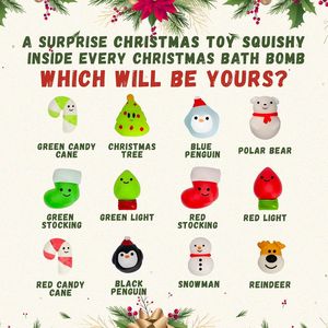 <span class=keywords><strong>Bombes</strong></span> de bain de Noël pour enfants avec jouet surprise caché, <span class=keywords><strong>bombes</strong></span> effervescentes naturelles et douces, cadeau amusant pour <span class=keywords><strong>les</strong></span> petits enfants - Product Image 3