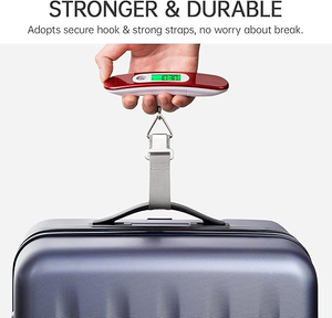 LCD hiển thị bẫy kỹ thuật số hành lý có trọng lượng quy mô với đèn nền cho du lịch trọng lượng Quy mô 50kg - Product Image 5