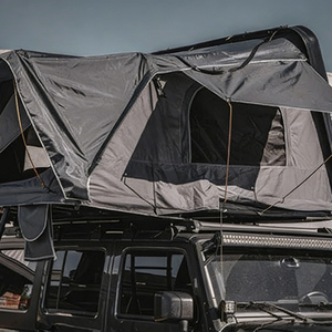 Carpa de techo rígida para 4 personas, carpa de aluminio para acampar, carpa impermeable para el techo, para senderismo. - Product Image 5