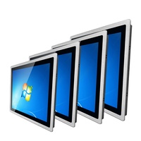 17 pouces étanche Intel J6412 I3 I5 I7 Lan RS232 RS485 double écran tactile pc panneau PC industriel intégré sans ventilateur