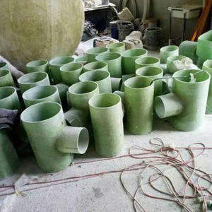 Antienvejecimiento FRP Tee GRP Pipeline Tee para ramificación de tuberías industriales al aire libre - Product Image 4