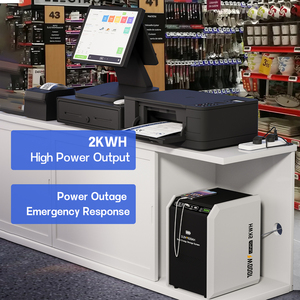 Indoor Outdoor 1000W 2kWh Pure Sine Wave <b>Solar</b> <b>Generator</b> Battery Portable Power Station - Product Image 2