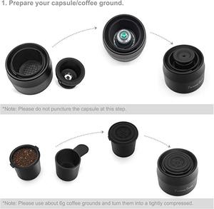 OEM totalmente automático portátil café expreso viaje al aire libre 12 v coche cápsula cafetera - Product Image 4