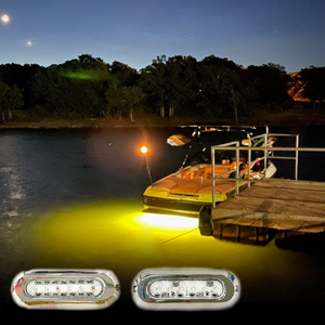 Wasserdichte 30W Unterwasser-Boots beleuchtung 12 Volt Marine Blue LED-Boots beleuchtung - Product Image 2