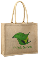 Sac fourre-tout en jute Eco-World, promotion, haute qualité, pliable, grande poignée longue, utilisation quotidienne, sacs d'épicerie