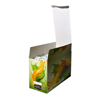 Boîte d'emballage de produit de collation de chocolat de bonbon imprimée personnalisée Boîte d'affichage de papier de carton au détail