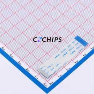 FFC-0.5-24P-50mm-B FFC Cable (Flexible Flat Cable) P=0.5mm Connector 24P 0.5mm 0.3mm Reverse - Product Image 1