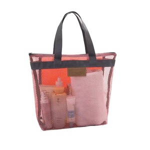 New Toiletries Mesh <b>Bag</b> Travel Cosmetic <b>Beach</b> <b>Bag</b> Bathroom Beauty Accessories Wash Lady <b>Beach</b> Swim Shopping <b>Bag</b> - Product Image 1
