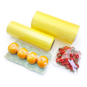 18 ''PVC transparente Catering Stretch Cling Film Meat Baklawa Food Wrap 450mm X 1500m cada rollo - Product Image 5