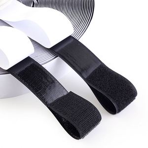 Cinta de gancho y bucle de nailon personalizada, ecológica, troquelada, con puntos adhesivos duraderos, cinta de gancho y bucle de doble cara - Product Image 3