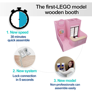 IZEXPO - Stand de Exhibición de 3x4m de Montaje Rápido en 30 Minutos, sin <span class=keywords><strong>Herramientas</strong></span>, para Exhibición de Bebidas y Alimentos en Ferias Comerciales - Product Image 4