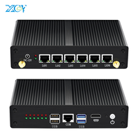 PFsense Pare-feu OPNSense Passerelle Routeur VPN 6 Gigabit Ethernet NIC Mini PC Ordinateur Intel Celeron 2955U Core I3 5010U I5 4200U
