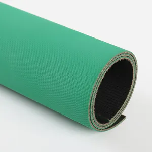 Fabricantes de transportadores para a indústria de impressão, correia de transmissão de tecido plano verde preto 2 mm