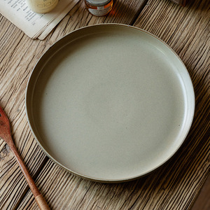 Cổ Điển Gốm Tấm Lớn Nhật Bản Phong Cách Bộ Đồ Ăn Bán Buôn Cao Cấp Hộ Gia Đình Thực Phẩm Phương Tây Quan niệm Nghệ Thuật Vòng - Product Image 2