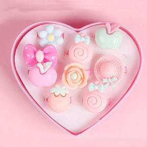 Papillon Anneaux Ensemble Enfants Résine Dessin Animé Pierre Précieuse Anneau pour Petite <span class=keywords><strong>Fille</strong></span> En Plastique Anneau Ensemble Bracelet Boîte - Product Image 4