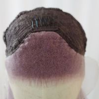 Perruque Lace Frontale Courte Pixie Water Wave 10 Pouces en Fibre Haute Température 13*4 Sans Colle, Faite à la Main, Pas Chère