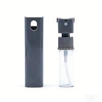 Flacon de parfum carré en plastique portable de 10 ml, petit format, distributeur de déodorant liquide, vaporisateur pour la bouche, flacon de brume rafraîchissante